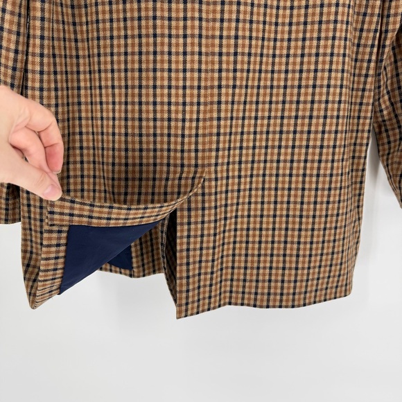 Madewell Blazer Plaid Checkered Preppy Academia Ivy League XXS Tailored Fit Bold - Picture 8 of 13